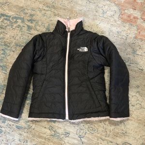 Girls Reversible North Face Jacket